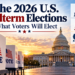 2026 U.S. midterm elections showing 435 House seats and 35 Senate contests