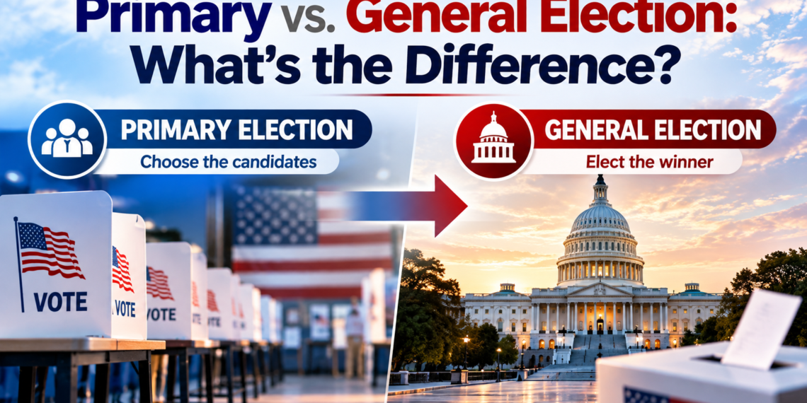 Primary vs. general election explained