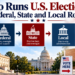 Who runs U.S. elections: federal, state and local election roles